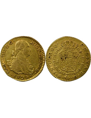 Espagne charles escudo - espagne, or