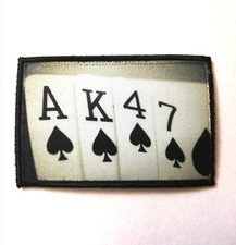 Patch MORALE 5x8cm "AK 47