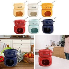 Pot à fondre le chocolat en céramique, chope à fondue en céramique pour