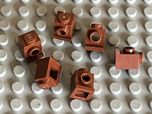 Lego redbrown brick ref - redbrown,