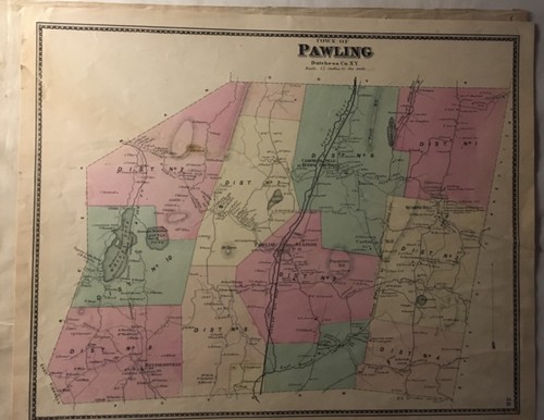 1867 map pawling ny - of,