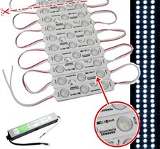 LED Module Samsung Puce Blanc Froid 6500K Secteur 230V 12V Publicité Éclairage