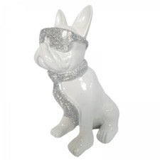 Statue chien bouledogue