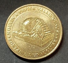 MÉDAILLE MOULIN A PAPIER VALLIS CLAUSA 2006 FONTAINE DE VAUCLUSE N°ABK