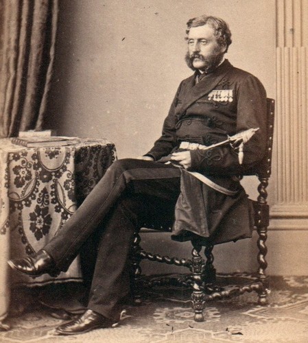 Cdv 1870 colonel edward - cdv, a