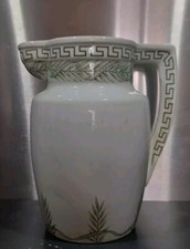 Broc En Faïence Art Déco Creil Et Montereau Toilette Murat Modèle Labrador c1920