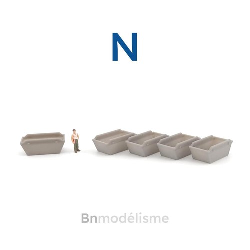160 lot bennes décor - 5, bennes,