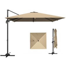 Outsunny Parasol déporté 360
