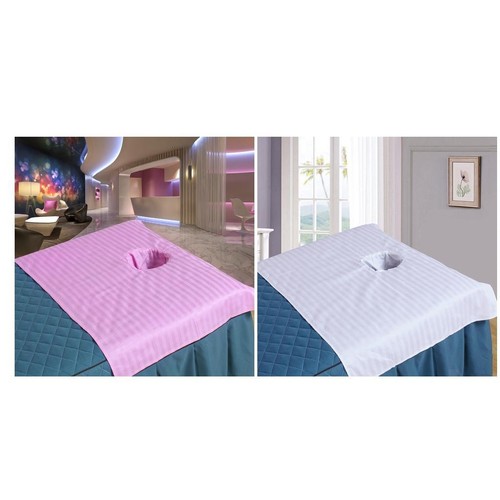 2pcs rose blanc table - rose,