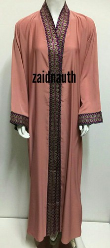 Femme ouvert avant abaya - ouvert,
