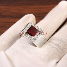 Naturel Gemme Grenat Avec 14K