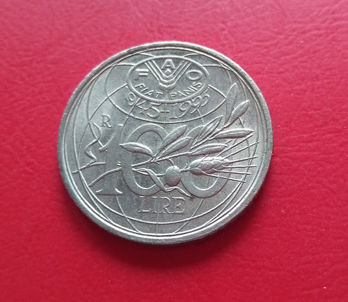 Monnaie italie 100 - monnaie, r