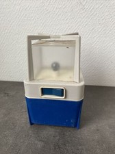 ancien lampe portative mazda bleu À Piles camping deco retro