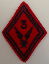 Tissu. ALAT. Losange 3° Rgt Hélicoptères. Troupe. B (L129)