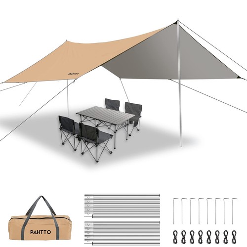 12x10ft camping tarp with - camping,