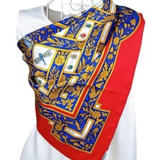Foulard vintage HERMES Carre