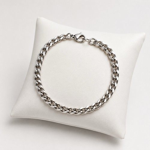 Bracelet maille gourmette - , en