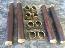 Lot de colonnes de pendule