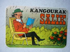 AUTOCOLLANTS  TINTIN  /  TOURNESOL   /  KANGOURAK SALIK / PUBLIART