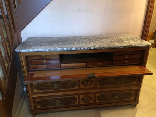 Commode avec petit secrétaire - commode,