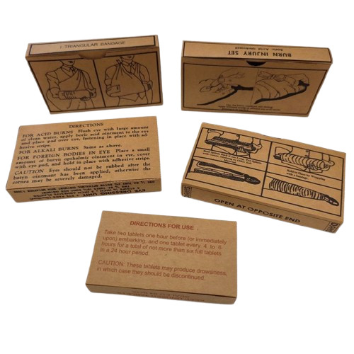 Lot boite ww2 médical - us, pour