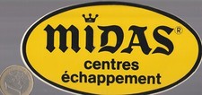 Autocollant. Automobile. MIDAS