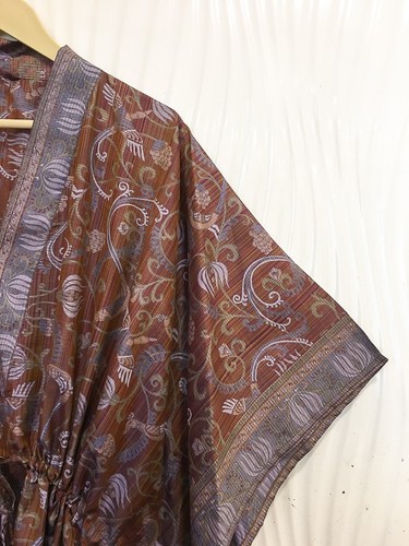 Vintage sari kaftan pure - sari,