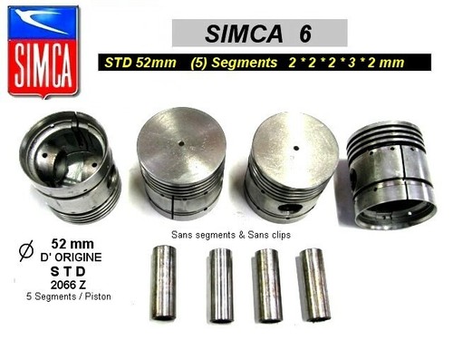 Pistons état standard 52 - x,