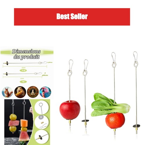 Brochette nourriture perroquet - nourriture,