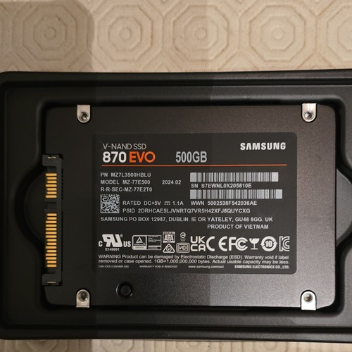 Samsung 870 evo 500 ssd - 500,