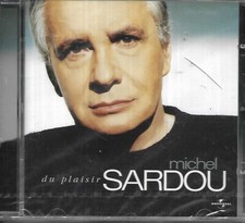 CD MULTIMEDIA 14 TITRES MICHEL SARDOU DU PLAISIR feat GAROU 2004 NEUF SCELLE
