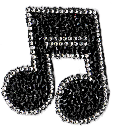 Patch double croche perles