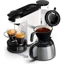 Cafetiere a dosette - PHILIPS - SENSEO - HD6592/05 - Switch 2-en-1 dosette & ...