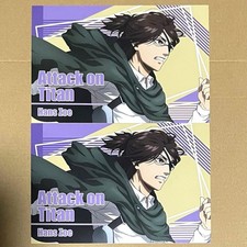 Lot de 2 cartes postales Attack on Titan Hanji World Athletics Tokyo 2025 neuves