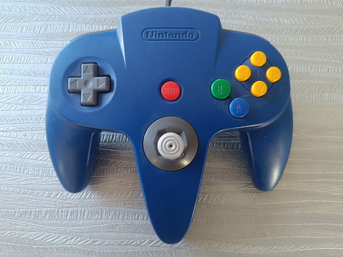 Manette jeu bleue nintendo - manette,
