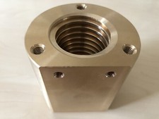 Écrou Porteur Levage Écrou Zippo Zo 2/3 Filet TR45x6 L = 80 (Haut 3x Fil M8