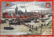 Reproduction plan ancien de Gorinchem 1572
