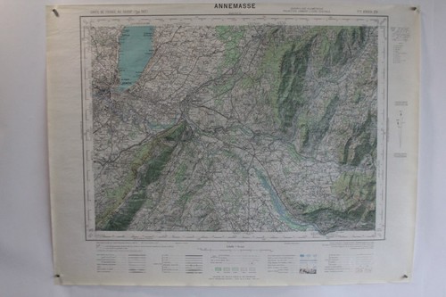 Ancienne carte ign chambéry - ancienne,