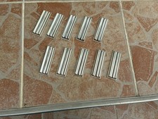 Ensemble de 10 portes couteaux en métal argenté Christofle modèle ondulation 