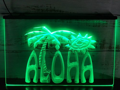 Aloha palmier bar pub led - palmier,