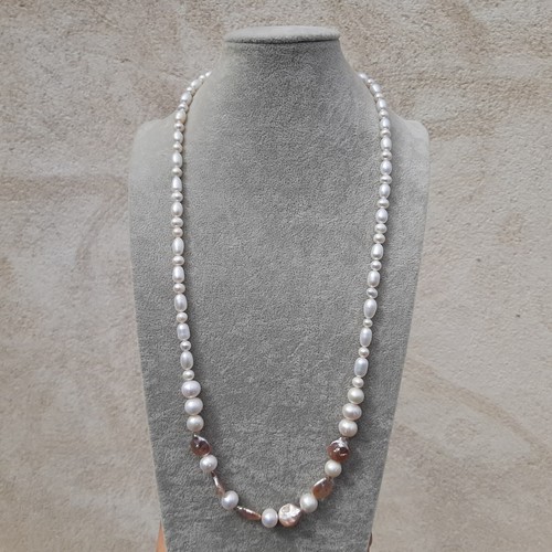 Collier sautoir véritable - collier, en véritable