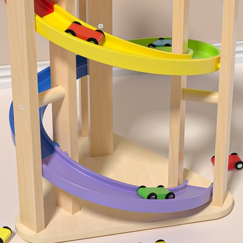 Toboggan voitures bois - à,