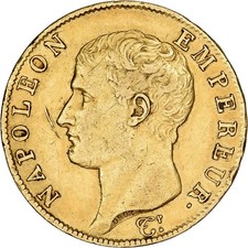 France, 40 Francs, Napoléon