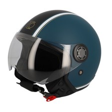 Casque jet trendy jt-306 dv bleu/noir mat  t57-58 m - ce 22-06