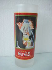 COCA COLA® VERRE GIVRE COUPLE REFRIGERATEUR DRINK COCA COLA H 17.5 CM N° 884