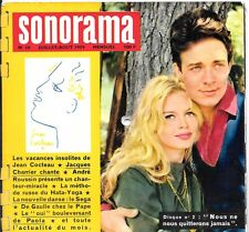 COLLECTION SONORAMA N° 10 (JUILLET 1959)--COCTEAU/CHARRIER/ROUSSIN/DE GAULLE