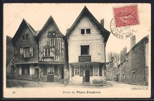 CPA Fougères, Maison du Vieux Fougères avec architecture traditionnelle 1904 