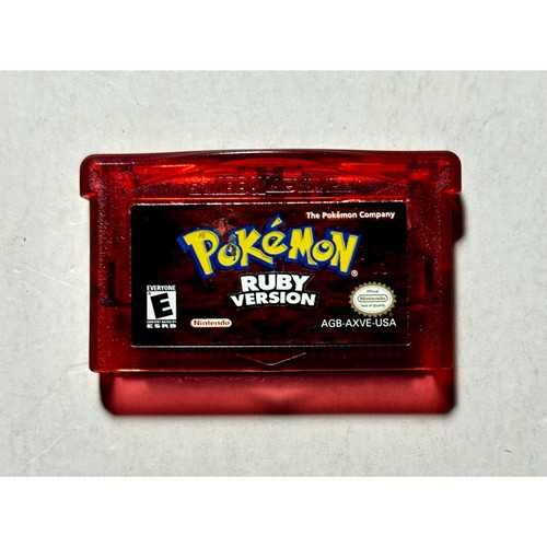 Pokemon ruby game boy advance - pokemon,