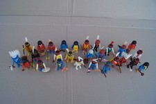 playmobil western vintage : lot indiens