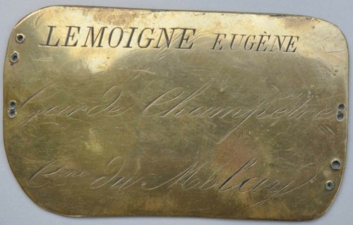 Plaque métier le molay - de,